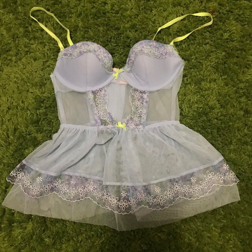 lavender babydoll lingerie top!